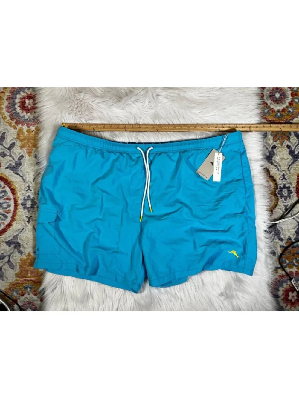 Tommy Bahama Mens Swim Shorts 4XL Blue Naples Coast - Picture 7 of 9